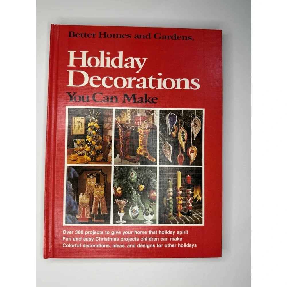 *New Price* Better Homes and Gardens Holiday Decorations You Can Make HC 1974